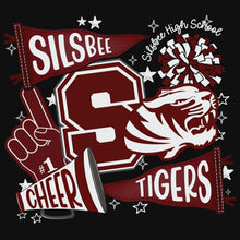 Load image into Gallery viewer, 26-27 Silsbee Tigers Cheer Roster Shirts **Order by 6/30