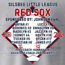 Load image into Gallery viewer, SLL REDSOX 2026
