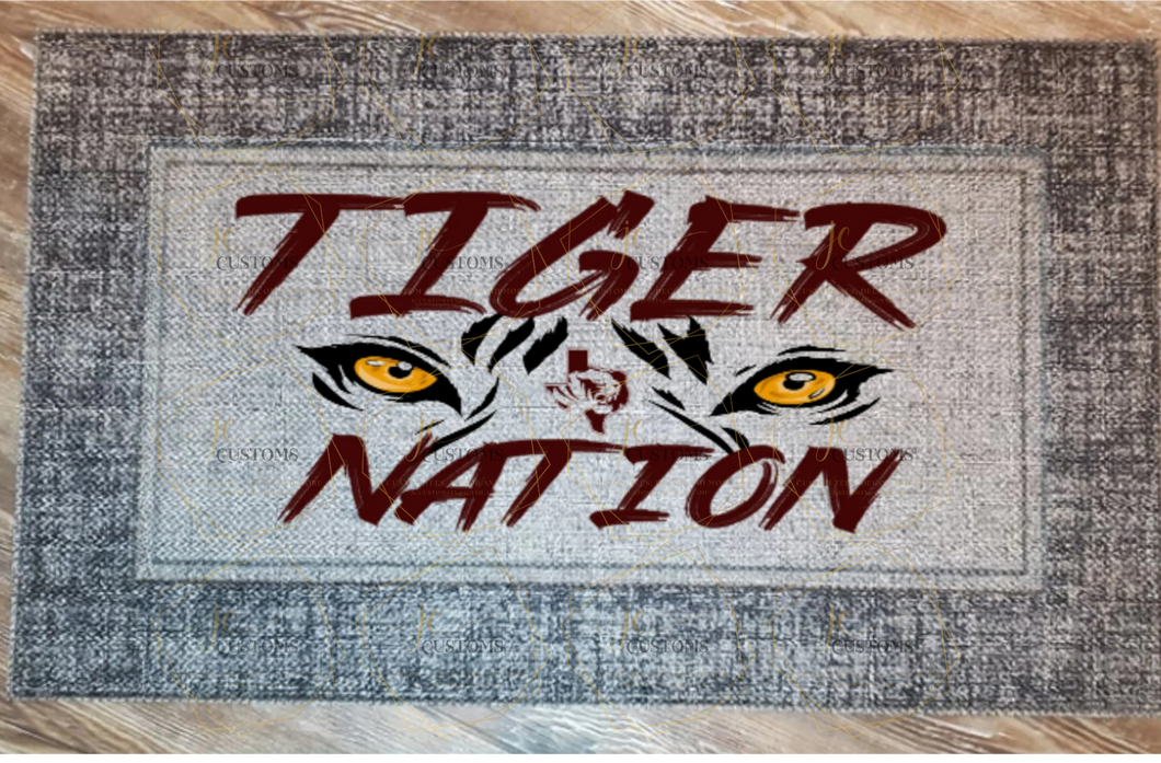 Tiger Nation (Eyes) Doormat