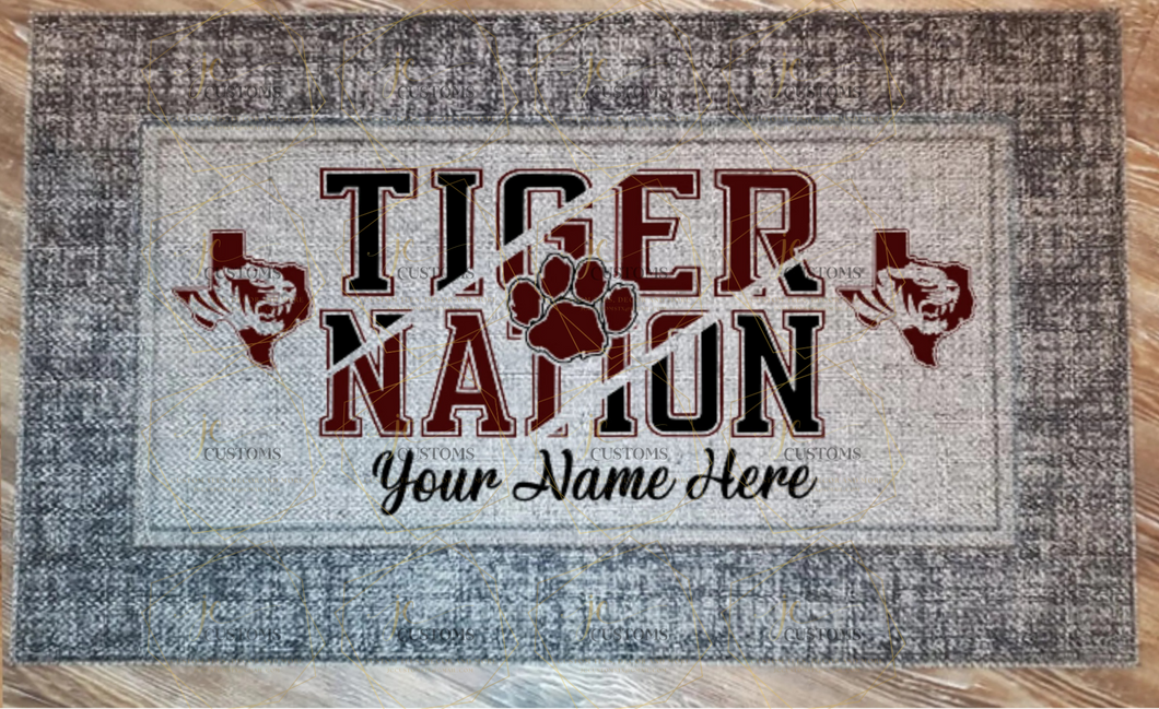 Tiger Nation Doormat